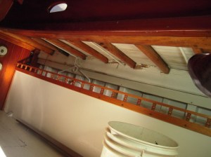 Starboard deck beams