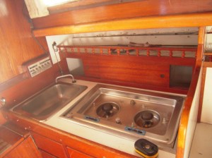 The Galley, as we found it.  Looks pretty innocent,eh?